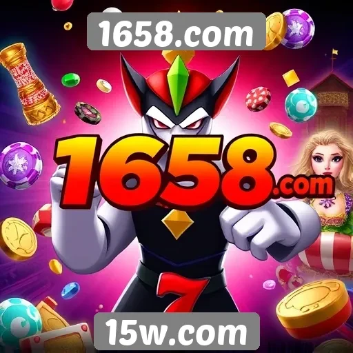 Variedade de jogos disponíveis na plataforma 1658.com